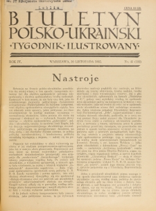Biuletyn Polsko-Ukraiński. T. 4, R. 4, nr 45=132 (10 Listopada 1935)