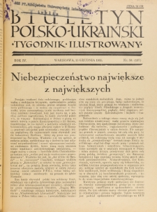 Biuletyn Polsko-Ukraiński. T. 4, R. 4, nr 50=137 (15 Grudnia 1935)