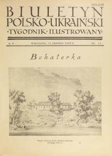 Biuletyn Polsko-Ukraiński. T. 2, R. 2, nr 15 (13 Sierpnia 1933)
