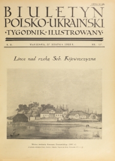 Biuletyn Polsko-Ukraiński. T. 2, R. 2, nr 16 (20 Sierpnia 1933)