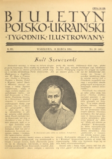 Biuletyn Polsko-Ukraiński. T. 3, R. 3, nr 10=45 (11 Marca 1934)