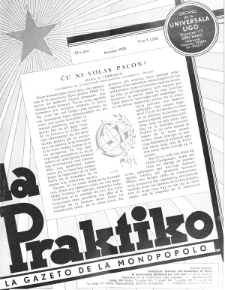La Praktiko : la gazeto, kiu instruas kaj amuzas. Jaro 22a, nr 1=243 (1958)
