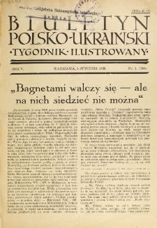 Biuletyn Polsko-Ukraiński. T. 5, R. 5, nr 1=140 (5 Stycznia 1936)