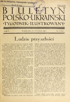 Biuletyn Polsko-Ukraiński. T. 5, R. 5, nr 2=141 (12 Stycznia 1936)