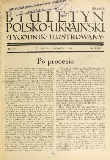 Biuletyn Polsko-Ukraiński. T. 5, R. 5, nr 3=142 (19 Stycznia 1936)