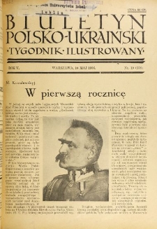 Biuletyn Polsko-Ukraiński. T. 5, R. 5, nr 19=158 (10 Maja 1936)
