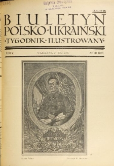 Biuletyn Polsko-Ukraiński. T. 5, R. 5, nr 20=159 (17 Maja 1936)
