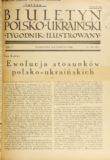 Biuletyn Polsko-Ukraiński. T. 5, R. 5, nr 26=165 (28 Czerwca 1936)