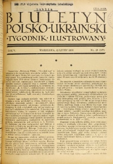 Biuletyn Polsko-Ukraiński. T. 5, R. 5, nr 28=167 (12 Lipiec 1936)