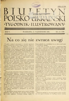 Biuletyn Polsko-Ukraiński. T. 5, R. 5, nr 41=180 (11 Października 1936)