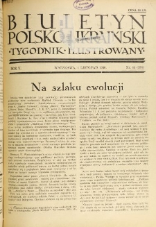 Biuletyn Polsko-Ukraiński. T. 5, R. 5, nr 44=183 (1 Listopada 1936)