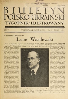 Biuletyn Polsko-Ukraiński. T. 5, R. 5, nr 51-52=190-191 (27 Grudzień 1936)