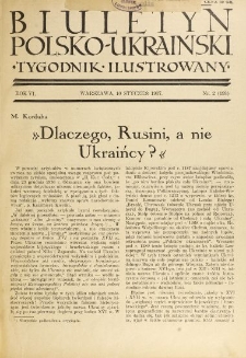 Biuletyn Polsko-Ukraiński. T. 6, R. 6, nr 2=193 (10 Styczeń 1937)