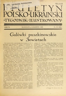 Biuletyn Polsko-Ukraiński. T. 6, R. 6, nr 11=202 (14 Marzec 1937)