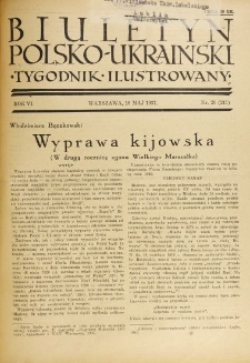 Biuletyn Polsko-Ukraiński. T. 6, R. 6, nr 20=211 (16 Maj 1937)
