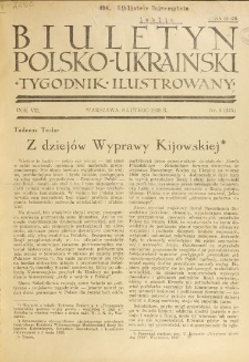 Biuletyn Polsko-Ukraiński. T. 7, R. 7, nr 6=245 (6 Lutego 1938)