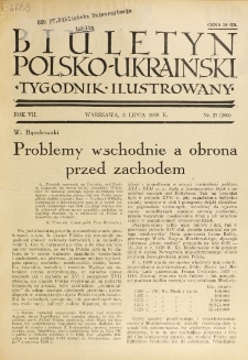 Biuletyn Polsko-Ukraiński. T. 7, R. 7, nr 27=266 (3 Lipca 1938)