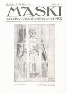 Maski : literatura, sztuka i satyra. 1918, z. 8 (10 marca)