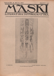 Maski : literatura, sztuka i satyra. 1918, z. 14 (10 maja)