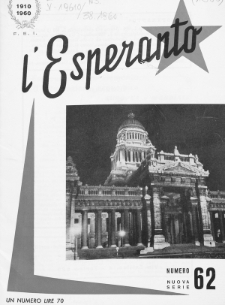 L'Esperanto. Anno 38, no 62 (1960)
