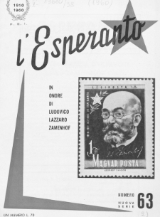 L'Esperanto. Anno 38, no 63 (1960)