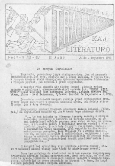 Tra la Mondo kaj literaturo.Jaro 2, Nr 7-9=19-21 (1951)
