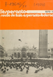 L'Esperanto. Anno 57, no 1 (1979)