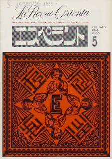 La Revuo Orienta.Jaro 49a, No 5 (1968)
