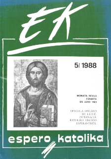 Espero Katolika.Jarkolekto 85, No 5=802 (1988)