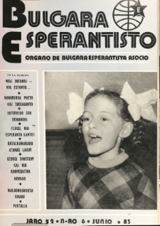 Bulgara Esperantisto. Jaro 52, n. 6 (1983)