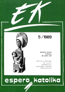 Espero Katolika.Jarkolekto 86, No 5=814 (1989)