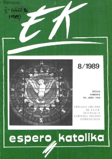 Espero Katolika.Jarkolekto 86, No 8=817 (1989)