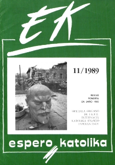 Espero Katolika.Jarkolekto 86, No 11=820 (1989)