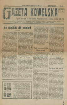 Gazeta Kowelska : tygodnik informacyjny dla Ziem Wschodnich Rzeczypospolitej Polskiej. R. 1, no 19 (1925)