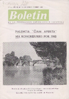 Boletín de la Federación Esperantista Española. Ep. 2, A. 3, n. 11 (1965)