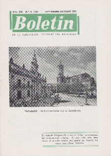 Boletín de la Federación Esperantista Española. Anno 13, n. 5 (1961)