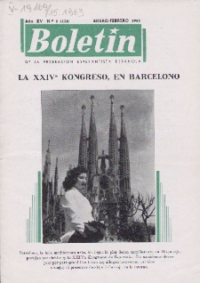 Boletín de la Federación Esperantista Española. Anno 15, n. 1 (1963)