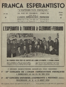 Franca Esperantisto.No 172 (1958)