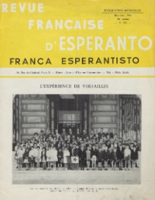 Franca Esperantisto.An. 28, No 191 (1960)