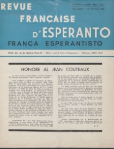 Franca Esperantisto.Jaro 29a, No 203 (1961)