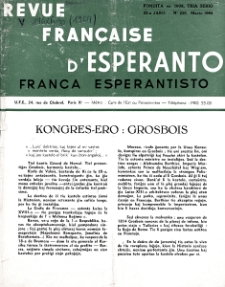 Franca Esperantisto.Jaro 32a, No 225 (1964)
