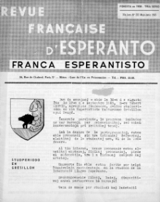 Franca Esperantisto.Jaro 33a, No 232 (1965)