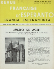 Franca Esperantisto.Jaro 34a, No 237 (1966)