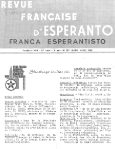 Franca Esperantisto.An. 37, No 257 (1969)