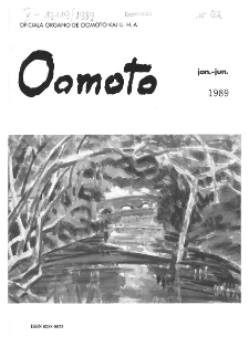 Oomoto. (Jan./Jun. 1989)