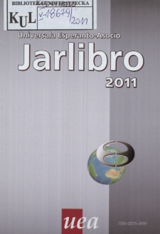 Oficiala Jarlibro / Universala Esperanto Asocio. 2011