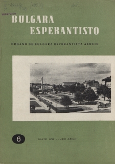 Bulgara Esperantisto. Jaro 28, n. 6 (1959)