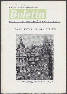 Boletín de la Federación Esperantista Española. Ep. 2, A. 6, n. 168 (1968)
