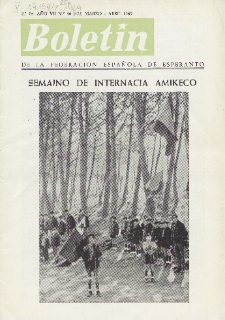 Boletín de la Federación Esperantista Española. Ep. 2, A. 7, n. 172 (1969)
