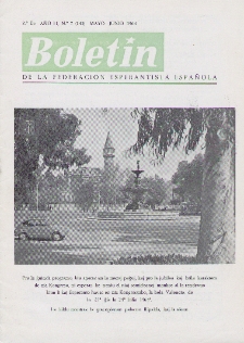 Boletín de la Federación Esperantista Española. Ep. 2, A. 2, n. 7 (1964)